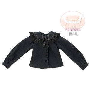 PNS Big Color Sailor Blouse (Black) (Fashion Doll)