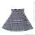 PNS Side Frill Skirt - Sensual Check - (Light Gray) (Fashion Doll) Item picture1