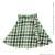 PNS Side Frill Skirt - Sensual Check - (Green) (Fashion Doll) Item picture1