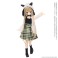 PNS Side Frill Skirt - Sensual Check - (Green) (Fashion Doll) その他の画像1 Thumbnail