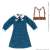 PNM H Belt Dress Set (Blue Green x Brown) (Fashion Doll) Item picture1