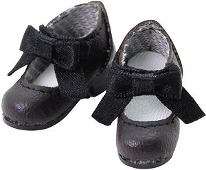 PN Bitter Ribbon Shoes (Black) (Fashion Doll)