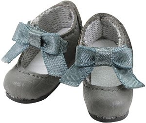 PN Bitter Ribbon Shoes (Gray) (Fashion Doll)
