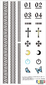 Tattoo Sticker Set (L) - Gothic Assorted - (Assorted) (Fashion Doll)