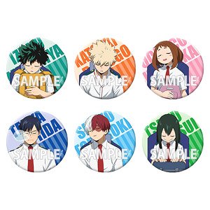 My Hero Academia Trading Can Badge Heroes Nap (Set of 6) (Anime Toy)