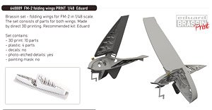 FM-2 Folding Wings PRINT (for Eduard) (Plastic model)