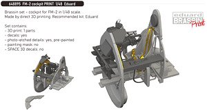 FM-2 Cockpit PRINT (for Eduard) (Plastic model)