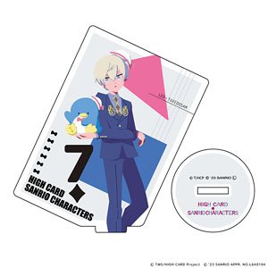 HIGH CARD×サンリオキャラクターズ カード型アクリルスタンド レオ・コンスタンティン・ピノクル×タキシードサム (キャラクターグッズ)
