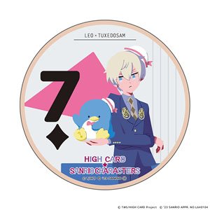 HIGH CARD×サンリオキャラクターズ ウッドコースター レオ・コンスタンティン・ピノクル×タキシードサム (キャラクターグッズ)