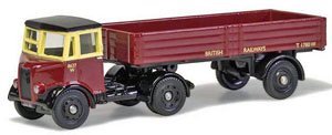 (OO) Thornycroft Nippy Dropslde Trailer British Railways (Model Train)