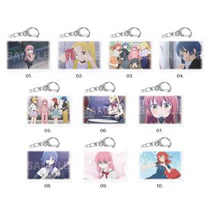 [Bocchi the Rock!] Miniature Canvas Key Ring 01 (Set of 10) (Anime Toy)