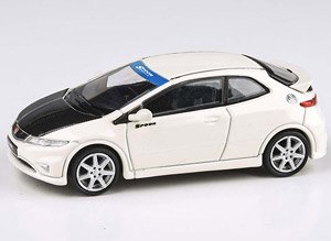 ホンダ シビック Type R FN2 2007 ホワイト/カーボン LHD (ミニカー)