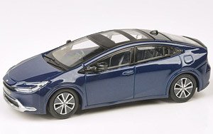 トヨタ プリウス 2023 リザーヴァーブルー RHD (ミニカー)