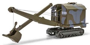(OO) ラストン・ビュサイラス RB19 フェイスショベル 英国陸軍 第二次世界大戦 (トラックサイド) (鉄道模型)