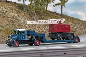(OO) Scammell Low Loader & Coles Crane Pick Ford British Railways (Model Train)