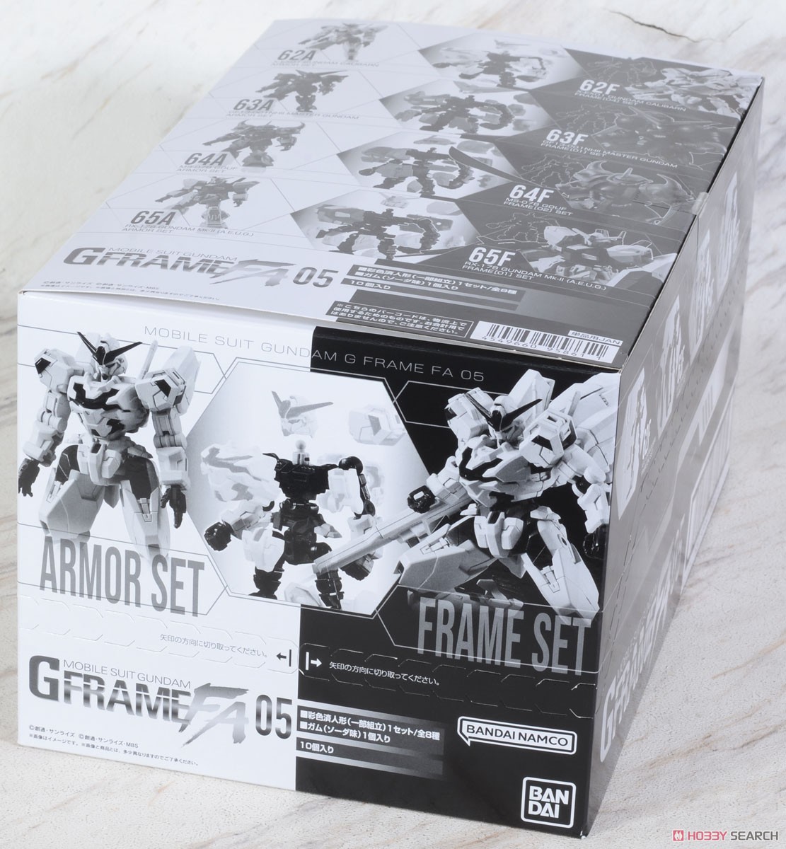 Mobile Suit Gundam G Frame FA 05 (Set of 10) (Shokugan) Package1