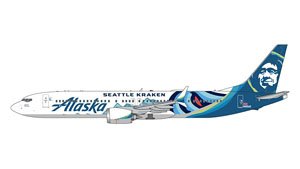 737 MAX 9 アラスカ航空 `Seattle Kraken` N915AK (完成品飛行機)