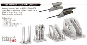 Bf109F/G/K 20mm機銃ゴンドラ (エデュアルド用) (プラモデル)