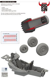 F-35A Big Sin Parts Set (for Tamiya) (Plastic model)