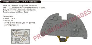 ホーカー ハリケーン Mk.I 「ルック」計器板 (ホビーボス用) (プラモデル)