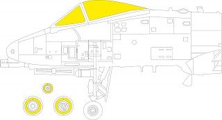 Masking Sheet for A-10C T Face (for Academy) (Plastic model)