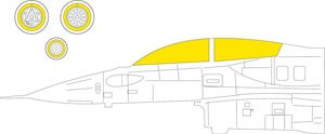 Masking Sheet for F-16D Block 30/40/50 (for Kinetic) (Plastic model)