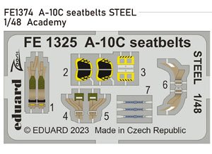 A-10C シートベルト (ステンレス製) (アカデミー用) (プラモデル)