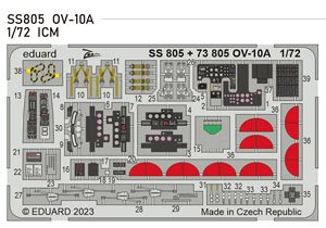 OV-10A ズームエッチングパーツ (ICM用) (プラモデル)