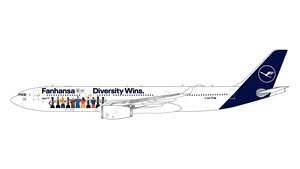 A330-300 ルフトハンザ航空 `Fanhansa Diversity Wins` D-AIKQ (完成品飛行機)