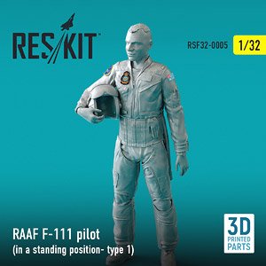 RAAF F-111 Pilot (In a Standing Position- Type 1) (3D Printing) (Plastic model)