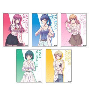 アクリルカード 「TVアニメ『女神のカフェテラス』」 01 突然の雨ver. ボックス (描き下ろしイラスト) (5個セット) (キャラクターグッズ)