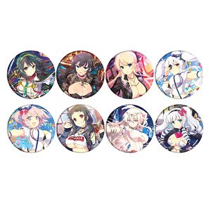 ホログラム缶バッジ(65mm) 「シノビマスター 閃乱カグラ NEW LINK」 01 ボックス (公式イラスト) (8個セット) (キャラクターグッズ)