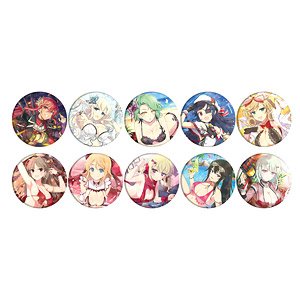 ホログラム缶バッジ(65mm) 「シノビマスター 閃乱カグラ NEW LINK」 02 ボックス (公式イラスト) (10個セット) (キャラクターグッズ)