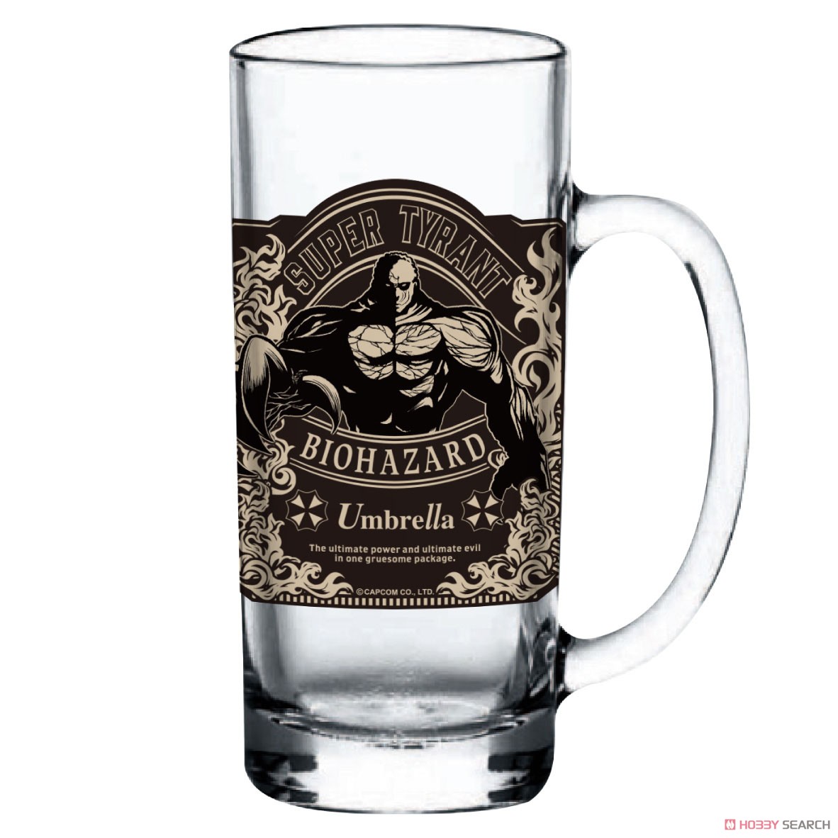 Resident Evil Glass Beer Mug Super Tyrant (Anime Toy) Item picture1