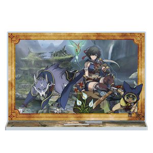 モンスターハンターライズ ジオラマアクリルスタンド (キャラクターグッズ)