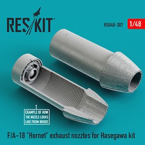 F/A-18 ホーネット アフターバーナー (ハセガワ用) (プラモデル)