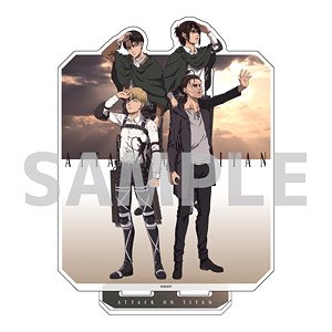 デカキャラアクリルフィギュア 「進撃の巨人」 01 晴れ間ver. 集合デザイン (描き下ろしイラスト) (キャラクターグッズ)