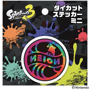 Splatoon 3 Die-cut Sticker Mini (4) (Anime Toy)