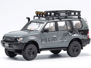 トヨタ ランドクルーザー プラド 90 (RHD Retrofit) グレー (ミニカー)