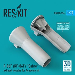F-86F (RF-86F) エグゾースト (アカデミー用) (プラモデル)