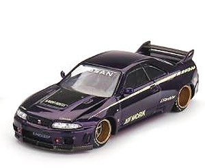 Nissan スカイライン GT-R R33 Kaido Works V1 (右ハンドル) (ミニカー)