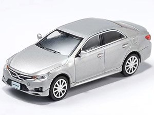 トヨタ MARK X (LHD) シルバー (ミニカー)