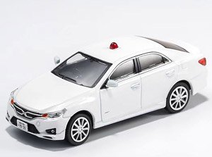 Toyota Mark X (RHD) Unmarked Patrol Car White (Diecast Car)