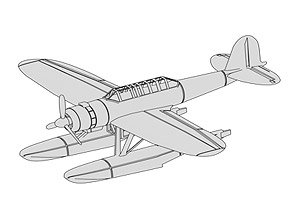 Type Zero Recon Seaplane (Plastic model)