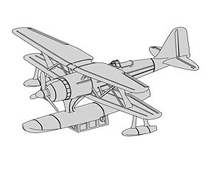 Type Zero Observation Seaplane (Plastic model)
