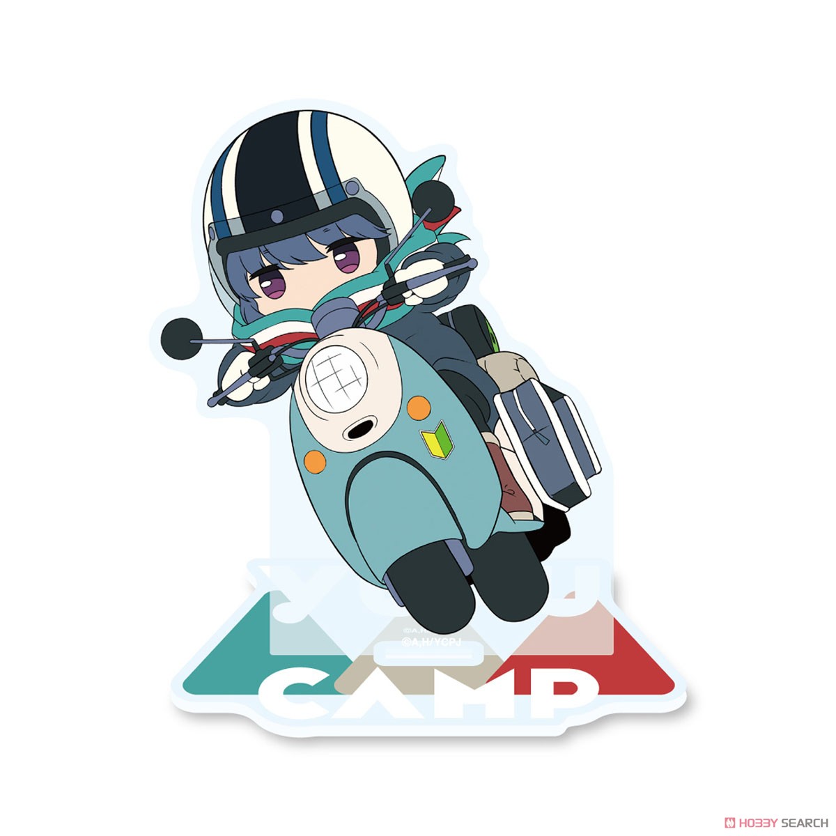 Laid-Back Camp Season 2 Rin on Scooter Acrylic Stand (Anime Toy) Item picture1