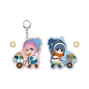 ゆるキャン△SEASON2 オモテウラァクリル 荷車なでしこ&リン (キャラクターグッズ)