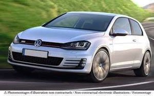 VW ゴルフ GTI 2013 リフレックスシルバー (ミニカー)