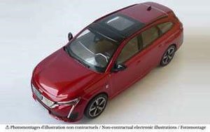 プジョー 308 SW GT 2021 エリクシールレッド (ミニカー)
