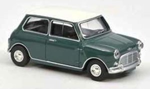 Mini Cooper S 1964 Almond Green / White Roof (Diecast Car)